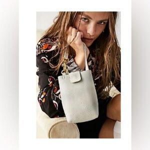 NWT Free People Vegan Tag Along Clutch